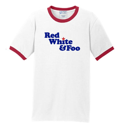 Red White and Foo Ringer Tee